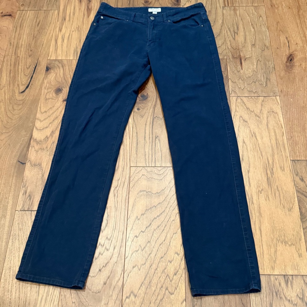 Peter Millar Crown Vintage Mens Navy Blue 5 Pocket Pants MF17B86 Size 32